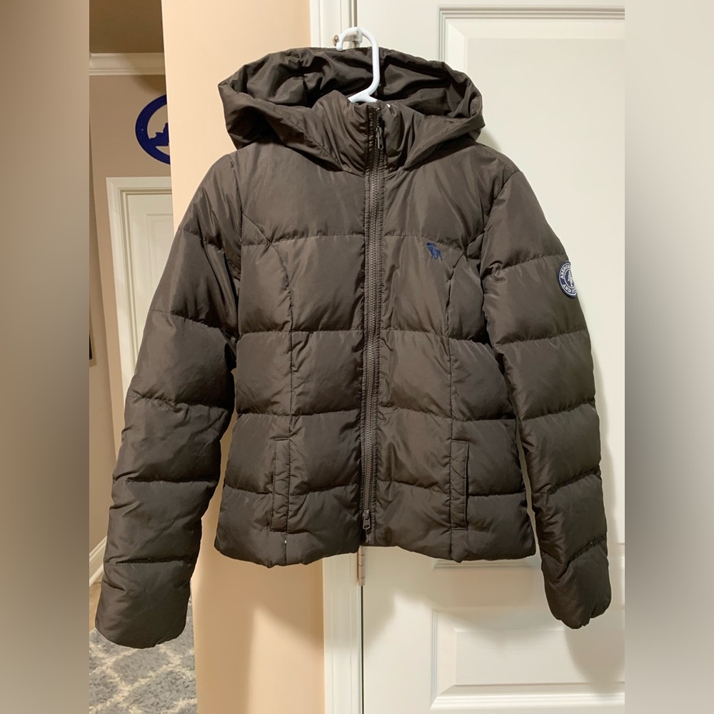 Abercrombie & Fitch Kids Chocolate Puffer Coat
